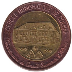 COLMAR - 2 euro des villes - 1998 - Etat : SUP