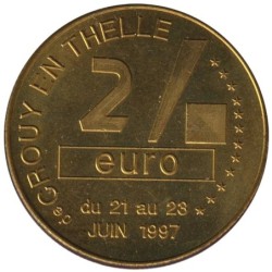 CROUY EN THELLE - 2 euro des villes - 1997 - Etat : SUP