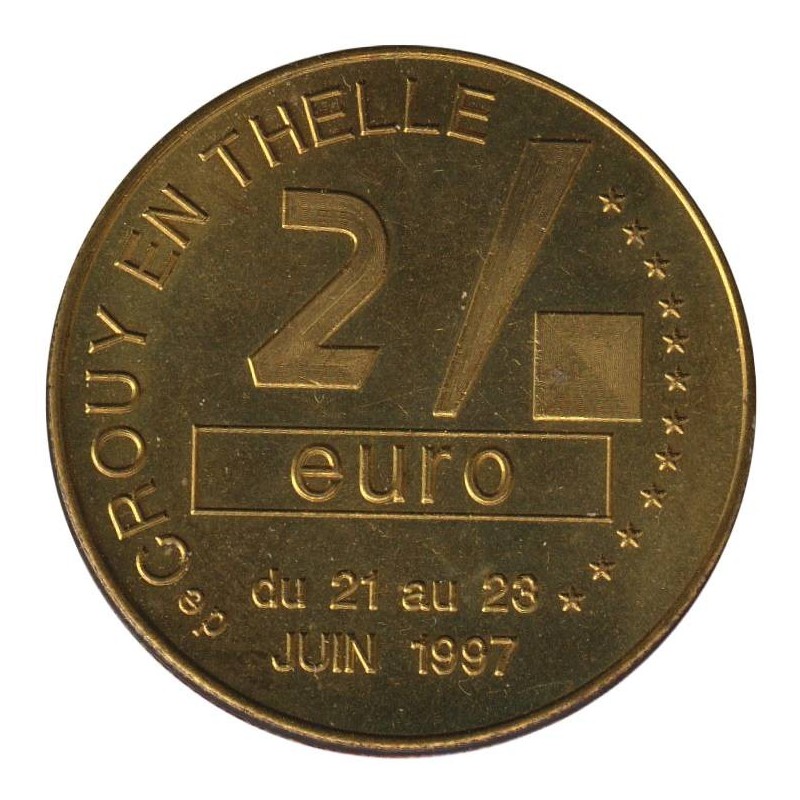 CROUY EN THELLE - 2 euro des villes - 1997 - Etat : SUP