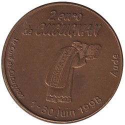 CUCUGNAN - 2 euro des villes - 1998 - Etat : SUP