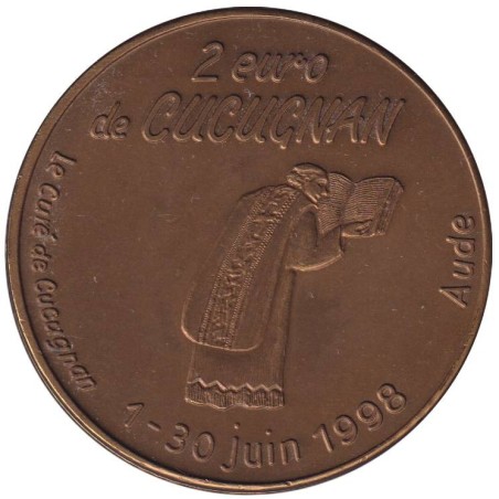 CUCUGNAN - 2 euro des villes - 1998 - Etat : SUP CUCUGNAN - 2 euro des villes - 1998 - Etat : SUP