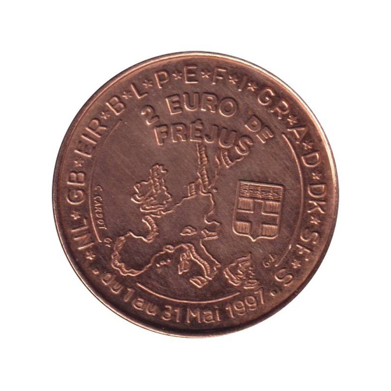 FREJUS - 2 euro des villes - 1997 - Etat : SUP