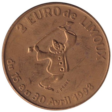 LIMOUX - 2 euro des villes - 1998 - Etat : TTB LIMOUX - 2 euro des villes - 1998 - Etat : TTB