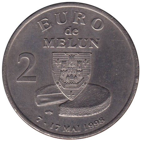 MELUN - 2 euro des villes - 1998 - Etat : SUP MELUN - 2 euro des villes - 1998 - Etat : SUP