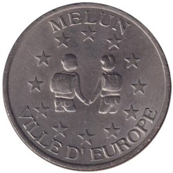 MELUN - 2 euro des villes - 1998 - Etat : SUP