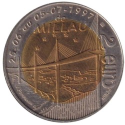 MILLAU - 2 euro des villes - 1998 - Etat : SUP