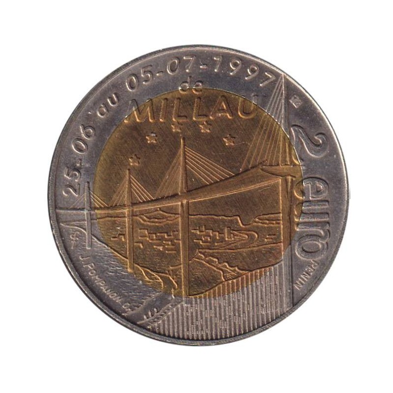 MILLAU - 2 euro des villes - 1998 - Etat : SUP
