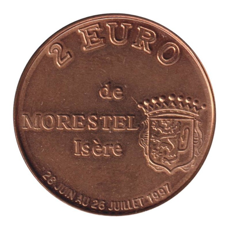 MORESTEL - 2 euro des villes - 1997 - Etat : SUP