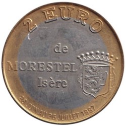 MORESTEL - 2 euro des villes - 1997 - Etat : SUP
