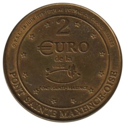 PONT SAINTE MAXENCE - 2 euro des villes - 1998 - Etat : SUP