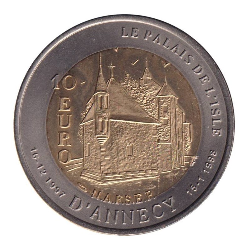 ANNECY - 10 euro des villes - 1997 - Etat : SUP ANNECY - 10 euro des villes - 1997 - Etat : SUP