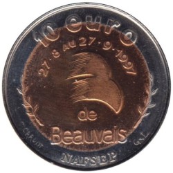 BEAEUVAIS - 10 euro des villes - 1997 - Etat : SPL