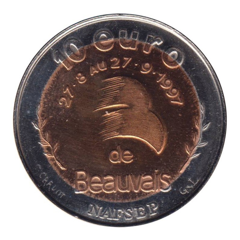 BEAEUVAIS - 10 euro des villes - 1997 - Etat : SPL