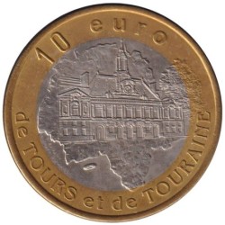 BLERE - 10 euro des villes - 1997 - Etat : SUP