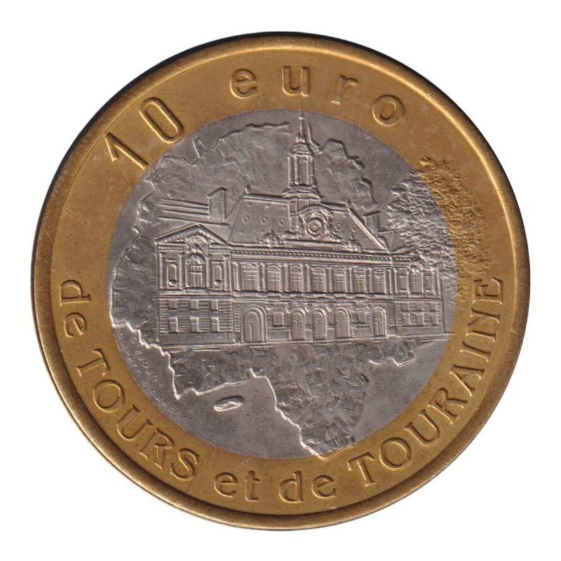 BLERE - 10 euro des villes - 1997 - Etat : SUP BLERE - 10 euro des villes - 1997 - Etat : SUP