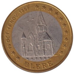 BLERE - 10 euro des villes - 1997 - Etat : SUP