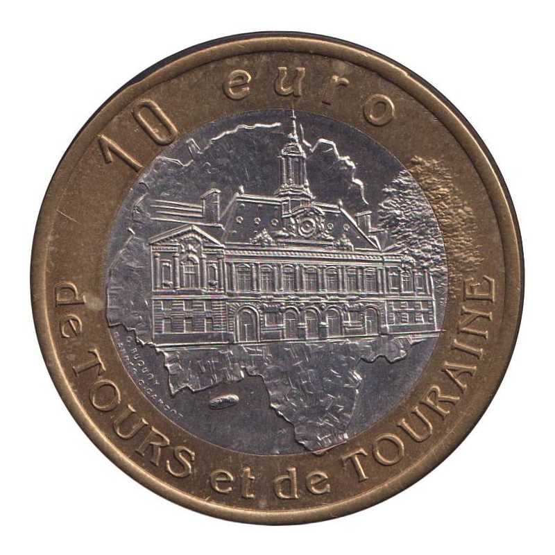 CHÂTEAU RENAULT - 10 euro des villes - 1998 - Etat : SUP CHÂTEAU RENAULT - 10 euro des villes - 1998 - Etat : SUP