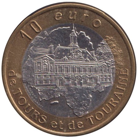 CHÂTEAU RENAULT - 10 euro des villes - 1998 - Etat : SUP CHÂTEAU RENAULT - 10 euro des villes - 1998 - Etat : SUP