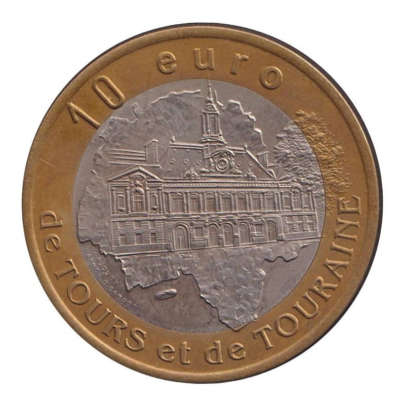 CHÂTEAU RENAULT - 10 euro des villes - 1998 - Etat : SUP CHÂTEAU RENAULT - 10 euro des villes - 1998 - Etat : SUP