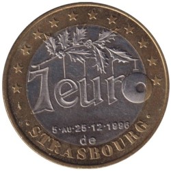 STRASBOURG - 7 euro des villes - 1996 - Etat : SUP