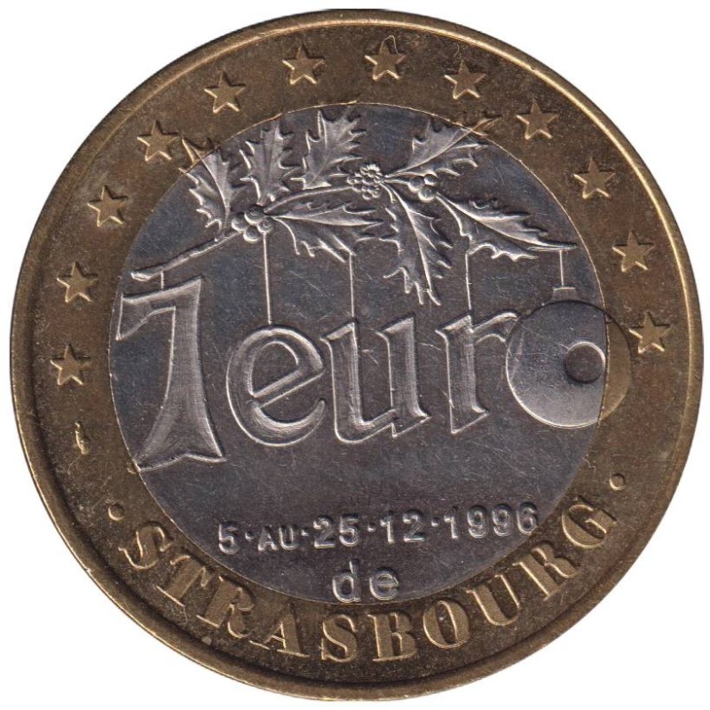 STRASBOURG - 7 euro des villes - 1996 - Etat : SUP