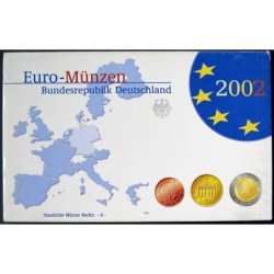 Allemagne - Coffret BE - 2002 A - 1 cent à 2 euros