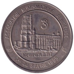 ALBI - 3 ecu des villes - 1995 - Etat : SPL