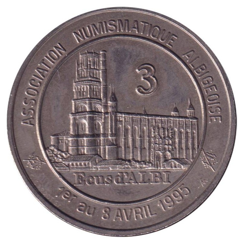 ALBI - 3 ecu des villes - 1995 - Etat : SPL ALBI - 3 ecu des villes - 1995 - Etat : SPL