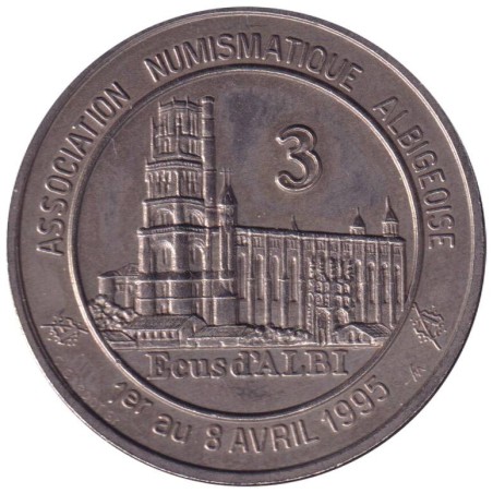 ALBI - 3 ecu des villes - 1995 - Etat : SPL ALBI - 3 ecu des villes - 1995 - Etat : SPL