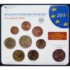 Allemagne - Plaquette BU - 2009 F - 1 cent à 2 euros + 2 euros commémo.