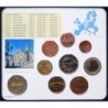 Allemagne - Plaquette BU - 2009 F - 1 cent à 2 euros + 2 euros commémo.