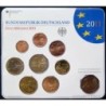 Allemagne - Plaquette BU - 2011 A - 1 cent à 2 euros + 2 euros commémo.