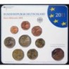 Allemagne - Plaquette BU - 2011 F - 1 cent à 2 euros + 2 euros commémo.