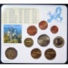 Allemagne - Plaquette BU - 2012 J - 1 cent à 2 euros + 2 euros commémo.
