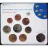 Allemagne - Plaquette BU - 2013 D - 1 cent à 2 euros + 2 euros commémo.