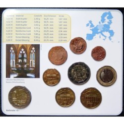 Allemagne - Plaquette BU - 2013 G - 1 cent à 2 euros + 2 euros commémo.