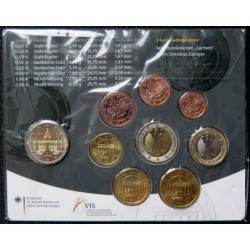 ALLEMAGNE - Plaquette BU - 2016 J - 1 cent à 2 euros + 2 euros commémo.