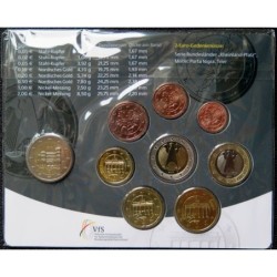 Allemagne - Plaquette BU - 2017 D - 1 cent à 2 euros + 2 euros commémo.