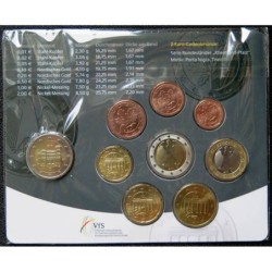 Allemagne - Plaquette BU - 2017 G - 1 cent à 2 euros + 2 euros commémo.