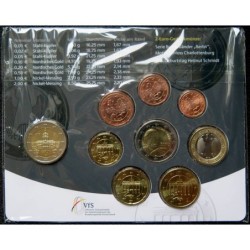 Allemagne - Plaquette BU - 2018 G - 1 cent à 2 euros + 2 euros commémo.