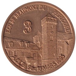 BEAUMONT DU PERIGORD - 3 ecu des villes - 1995 - Etat : SPL
