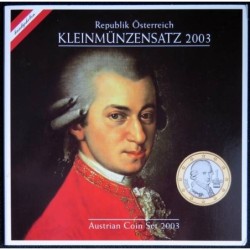 Autriche - Coffret BU - 2003 - 1 cent à 2 euros