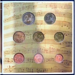 Autriche - Coffret BU - 2003 - 1 cent à 2 euros