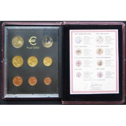 Autriche - Coffret BE - 2003 - 1 cent à 2 euros