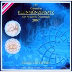 Autriche - Coffret BU - 2007 - 1 cent à 2 euros