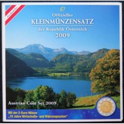Autriche - Coffret BU - 2009 - 1 cent à 2 euros