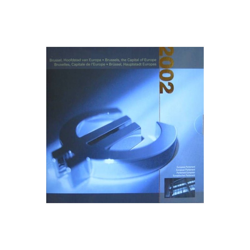 Belgique - Coffret Poste Belge - 2002 - 1 et 2 cents des 12 pays