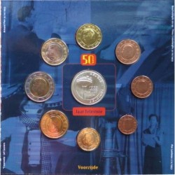 Belgique - Coffret BU - 2003 - 1 cent à 2 euros + médaille