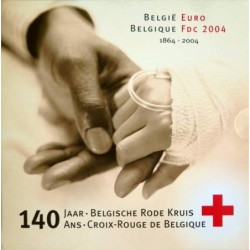 Belgique - Coffret BU - 2004 - 1 cent à 2 euros + médaille