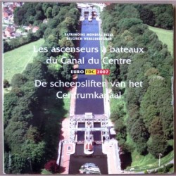 Belgique - Coffret BU - 2007 - 1 cent à 2 euros + médaille